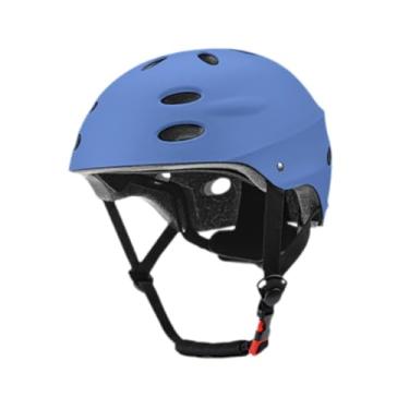 Imagem de Baoblaze Capacete infantil para bicicleta com alças ajustáveis, absorção de impacto, capacete para ciclismo e skate para crianças, Azul