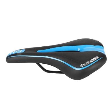 Imagem de Substituição de Selim de Bicicleta Universal Preto e Azul Ergonômico Confortável Assento de Bicicleta para Bicicletas de Estrada Bicicletas Dobráveis