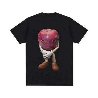 Imagem de Camiseta Unissex Engraçada Com Meme De Maçã, Alta Qualidade, Estilo Re