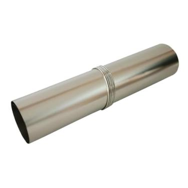 Imagem de Lljsszr Tubo de Extensão de Chaminé Leve E Enrolável em aço Inoxidável com Anéis para Lareira Externa, Ideal para Uso Doméstico E Mochileiros, S