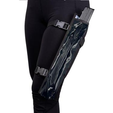 Imagem de Coldre para ventilador Rave – Suporte de ventilador de mão de festival, alça ajustável para perna e ombro, bolsa de cinto para ventilador mãos livres – compatível com fãs dobráveis Kandies World