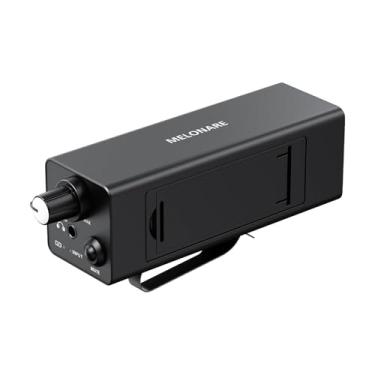 Imagem de MELONARE Amplificador de monitor intra-auricular portátil com fio, amplificador de fone de ouvido com entradas XLR/TRS, modo mono/estéreo e controle de mudo de um toque, amplificador IEM pessoal para
