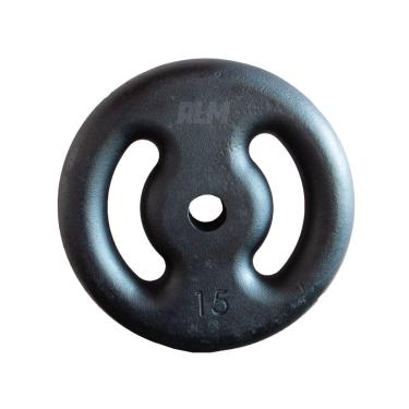 Imagem de Anilha de Ferro Fundido Pintada - 15 Kg-Unissex