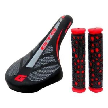Imagem de Banco Selim Gts  Mtb Speed Exotic es + Manopla primento 15 Cm  /-Unissex