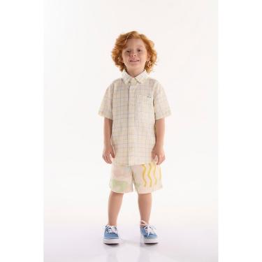 Imagem de Conjunto Infantil Menino Beiramar com Camisa e Bermuda Três e Já-Masculino