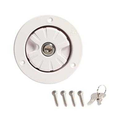 Imagem de NITAGO Tampa de Enchimento de água Por Gravidade de 78 Mm, Tampa à Poeira, Entrada de água para Tanque, Adequada para Trailers, Barcos E Caravanas, Branco