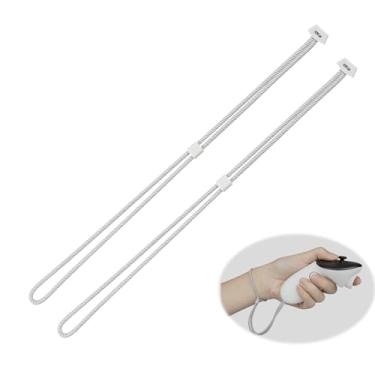 Imagem de KAKUPPA 2 Pack Adjustable Wrist Controller Straps Compatible with Quest 3/3S, Durable Secure Controller Hand Straps for Meta Games, Easy DIY Installation