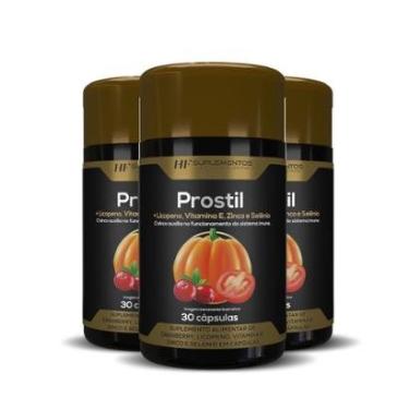 Imagem de 3x PROSTIL OLEO SEMENTE DE ABOBORA 30CAPS HF SUPLEMENTOS-Unissex