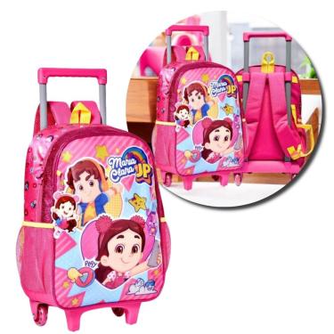 Imagem de Mochila Infantil De Carrinho Rodinha Maria Clara & Jp - Rosa