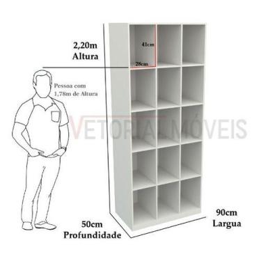 Imagem de Armário Colmeia M20 (organizador, Estante, Prateleira ) - VETORIAL MÓV