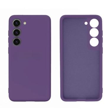 Imagem de [GL CASES] Capa Samsung S24 Capinha Samsung S24 Case Aveludada Anti Impacto Reforçada Silicone Emborrachado Com Proteção De Câmera (Roxo)