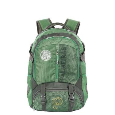 Imagem de Mochila Esportiva Escolar Casual Palmeiras Porta calçado Verdão cor:Ve