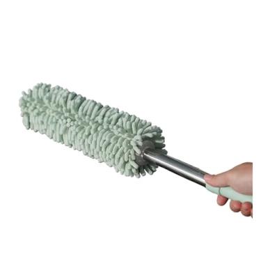 Imagem de 1 peça extensível espanador escova telescópica lacuna carro casa ferramentas de limpeza (verde claro)