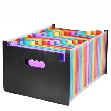 Imagem de Pasta Sanfonada Expansível A4 24 Divisórias Documentos