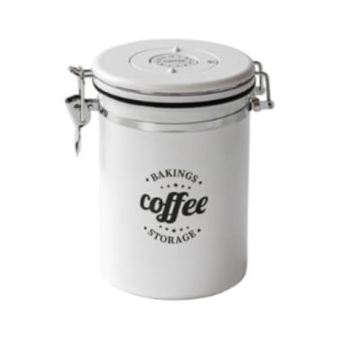 Imagem de predolo Recipiente Hermético para Grãos de Café em aço Inoxidável, Portátil, Fácil de Usar, Prático E Organizador Premium com Tampa Marcadora de D, Grande