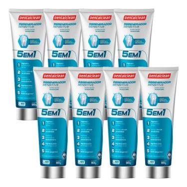 Imagem de Kit 8 Pasta de Dente Gel 90g Regenerador Sensitive Cárie Sensíveis Cre