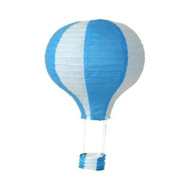 Imagem de Lanternas De Papel Em Forma De Balão De Ar Quente DIY De 12 Polegadas 