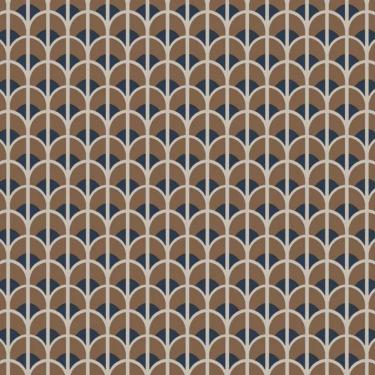 Imagem de Papel de Parede Thema Geométrico Marrom 28869