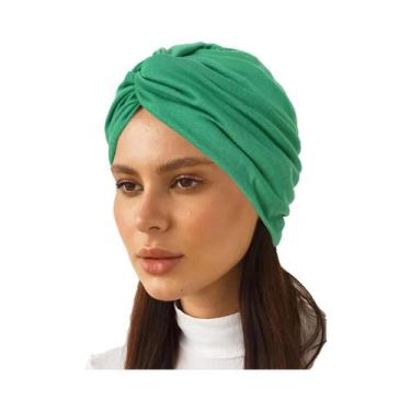 Imagem de Touca Hijab Muçulmana De Cor Sólida E Elástica Para Mulheres, Lenço De