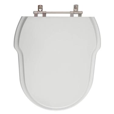 Imagem de Assento Sanitário Poliester Hampton Cinza Platina Para Vaso Incepa