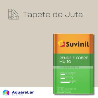 Imagem de Rende & Cobre Muito Suvinil Fosco 16L, TAPETE DE JUTA