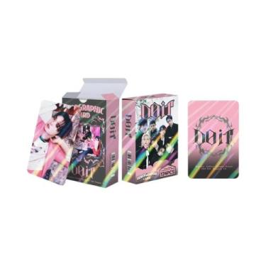 Imagem de STRAYKIDS 124 Cartões De Foto Com Adesivos De Estrela a Laser Dupla Fa