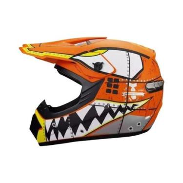 Imagem de Capacete Infantil Para Motocicleta Off-Road, Bicicleta, Downhill, Cros