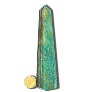 Imagem de Obelisco Aventurina Verde Natural 10 a 12 cm 100 a 200g - B - Varejo