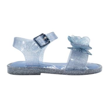 Imagem de Sandália Mini Melissa Fly Sandal III bb Azul GlittER