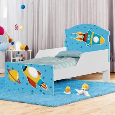 Imagem de Mini Cama Foguete Espacial Com Colchão