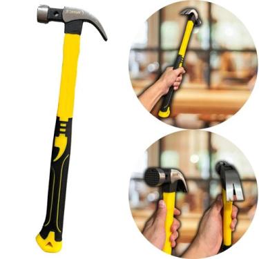 Imagem de Martelo Com Unha Magnética 40cm Profissional Antiderrapante - BOMDER