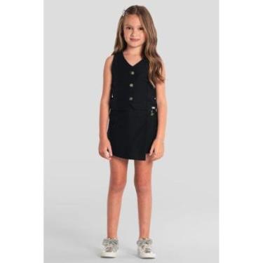 Imagem de Conjunto infantil menina com colete Mundi-Feminino