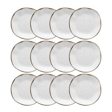 Imagem de Jogo de 12 Pratos Fundos 22,5cm Oxford Ryo Maresia