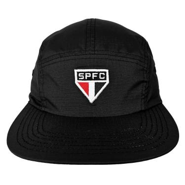 Imagem de Bone Sao Paulo Bordado Original Aba Reta Conforto Ajustavel Cor:;Gênero:Únissex;Tamanho:Único-Unissex