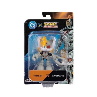 Imagem de Boneco Articulado Do Tails Cyborg de 6cm - Sonic Warner