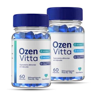 Imagem de Suplemento Alimentar Ozenvitta Ozempharma 60 Cápsulas Uso Diário Kit 2