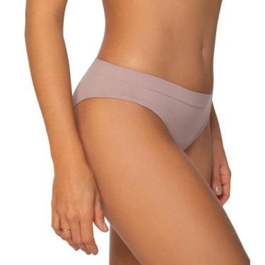 Imagem de Calcinha Feminina Biquini S/ Costura Original Lupo 40400, M, Nude