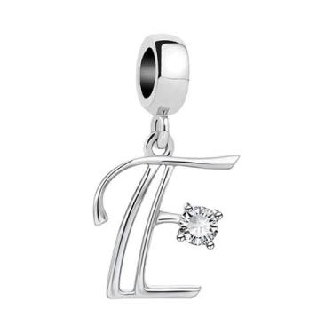 Imagem de Pingente De Coração Com Letra Do Alfabeto (26 Letras) Em Prata Esterli