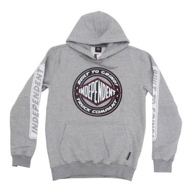 Imagem de Moletom Independent Canguru BTG Shear Front - Cinza Mescla-Masculino