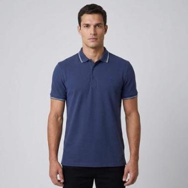 Imagem de Camisa Polo Dudalina Frisos Degrade Masculino-Masculino