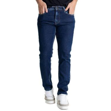 Imagem de Calça Jeans Sawary Slim - 281163 - Azul médio 46-Masculino