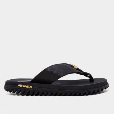 Imagem de Sandália Kenner Kivah Tks Masculina, Preto, Grafite, 41