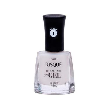 Imagem de Esmalte Risqué Diamond Gel Chá Branco Natural 9,5ml, Chá Branco