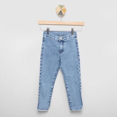 Imagem de Calça Jeans Infantil Hering Barra Desfiada Feminina-Feminino