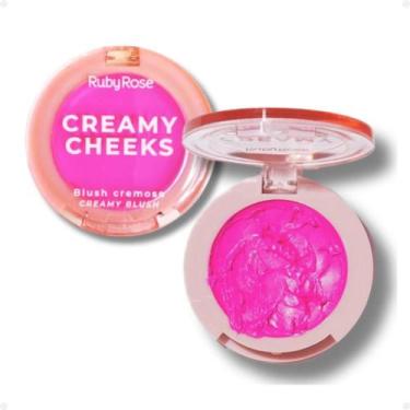 Imagem de Blush Cremoso Ruby Rose Creamy Cheeks Pink Tint HB-M02-2 5,5g