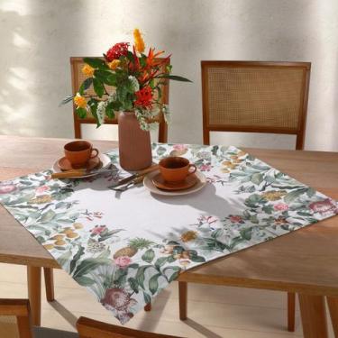 Imagem de Toalha De Mesa Chá Dohler 0,78 X 0,78 Clean Limpa Fácil Verena Estampa