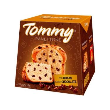 Imagem de Panettone Tommy Gotas de Chocolate Presente Natal 400g