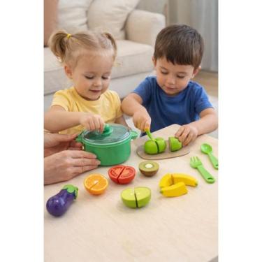 Imagem de Kit Frutas Brinquedo Infantil Comidinha Cozinha Criança Presente Faz D