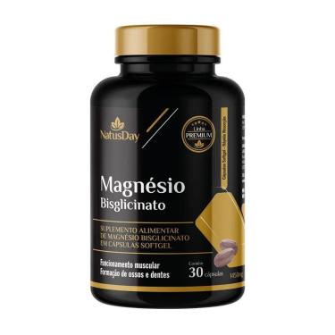 Imagem de Magnésio Bisglicinato 30 Cápsulas Natusday Premium-Unissex