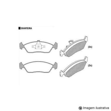Imagem de Pastilha de Freio Uno Attractive / Vivace / Evo / Way 1.0 / 1.4 2010 /